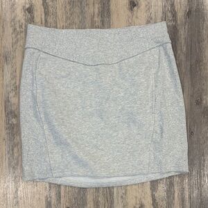 Lululemon grey scuba mini skirt size large
